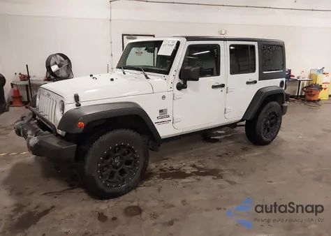 2013 Jeep Wrangler Unlimited Sport from USA, damaged, VIN 1C4BJWDG3DL657637